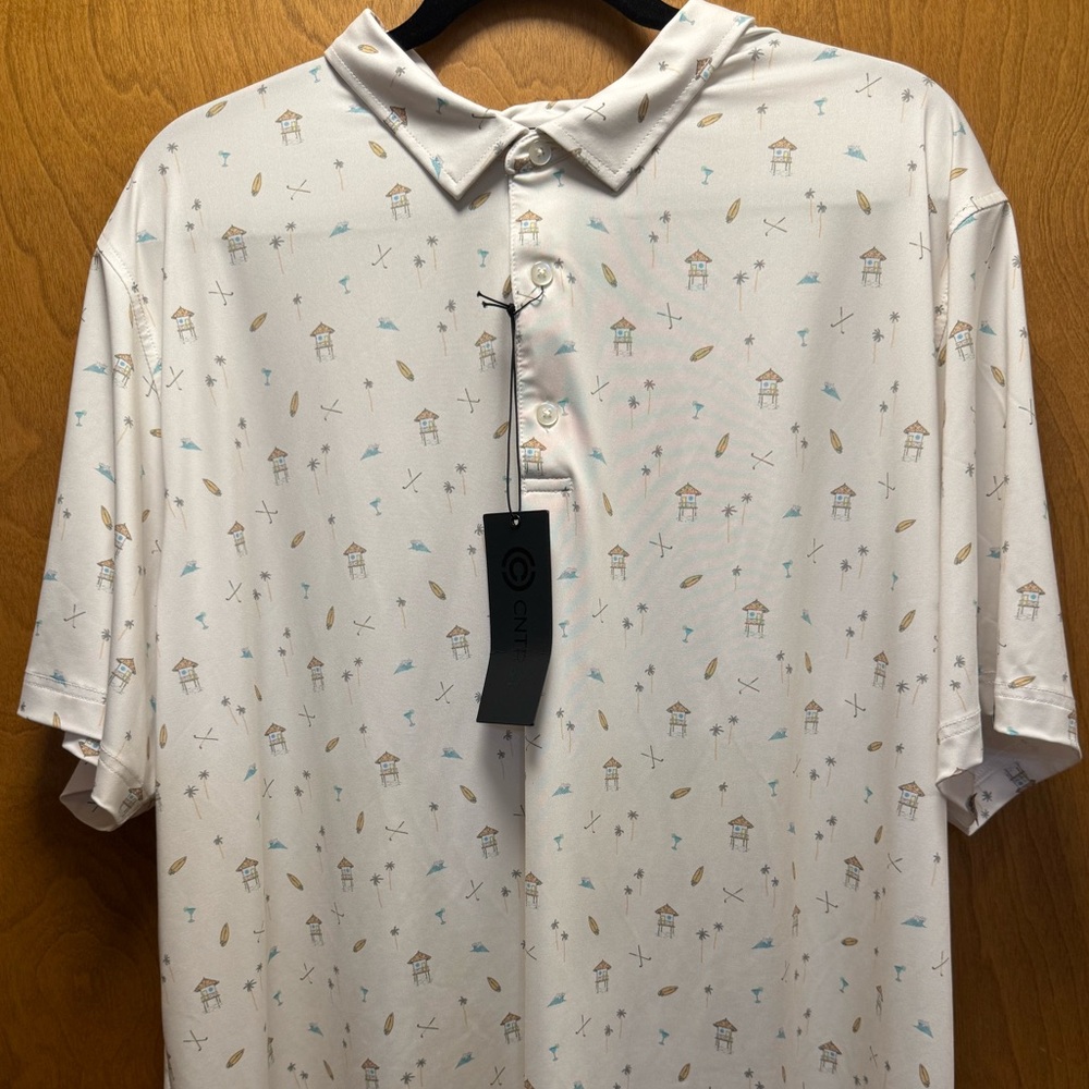 CNTRST Surf and Turf Polo